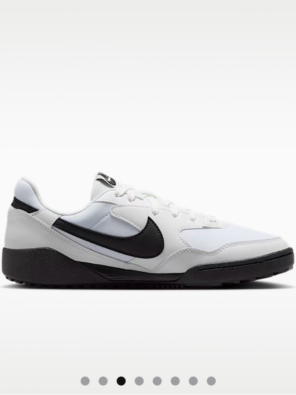 Nike Woman’s  Low-Top Sneaker in White and Black